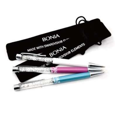 Crystal metal ball pen - Bonia